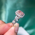 Shangjie oem anillos fashion Женщины квадратные кольца с золотыми украшениями розовые обручальные обручальные обручальные кольца для девочек